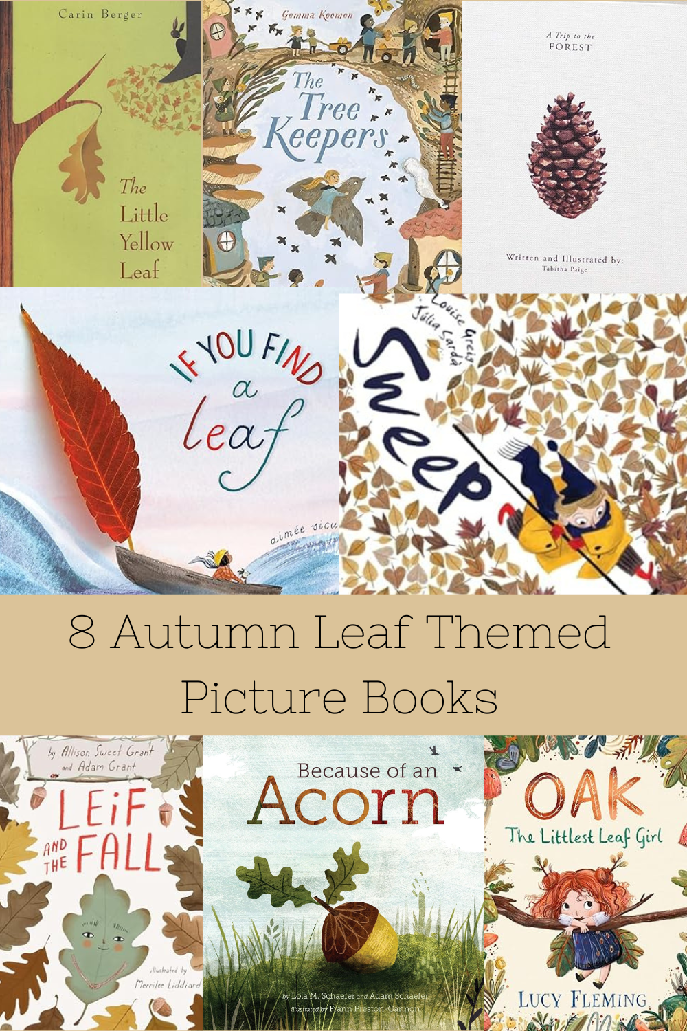 8 Autumn picture Books about trees for kids